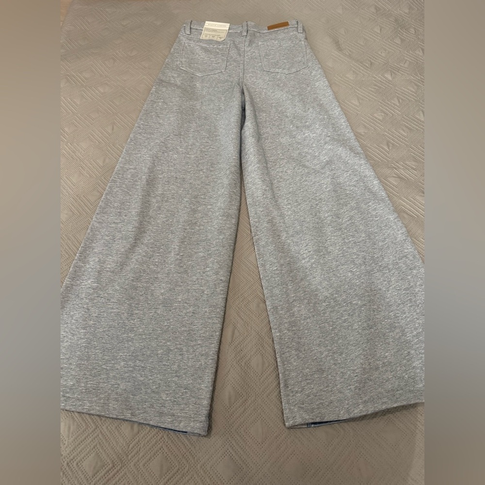 Blue Flare Jeans with White Stripes doble face pants - Picture 12 of 13
